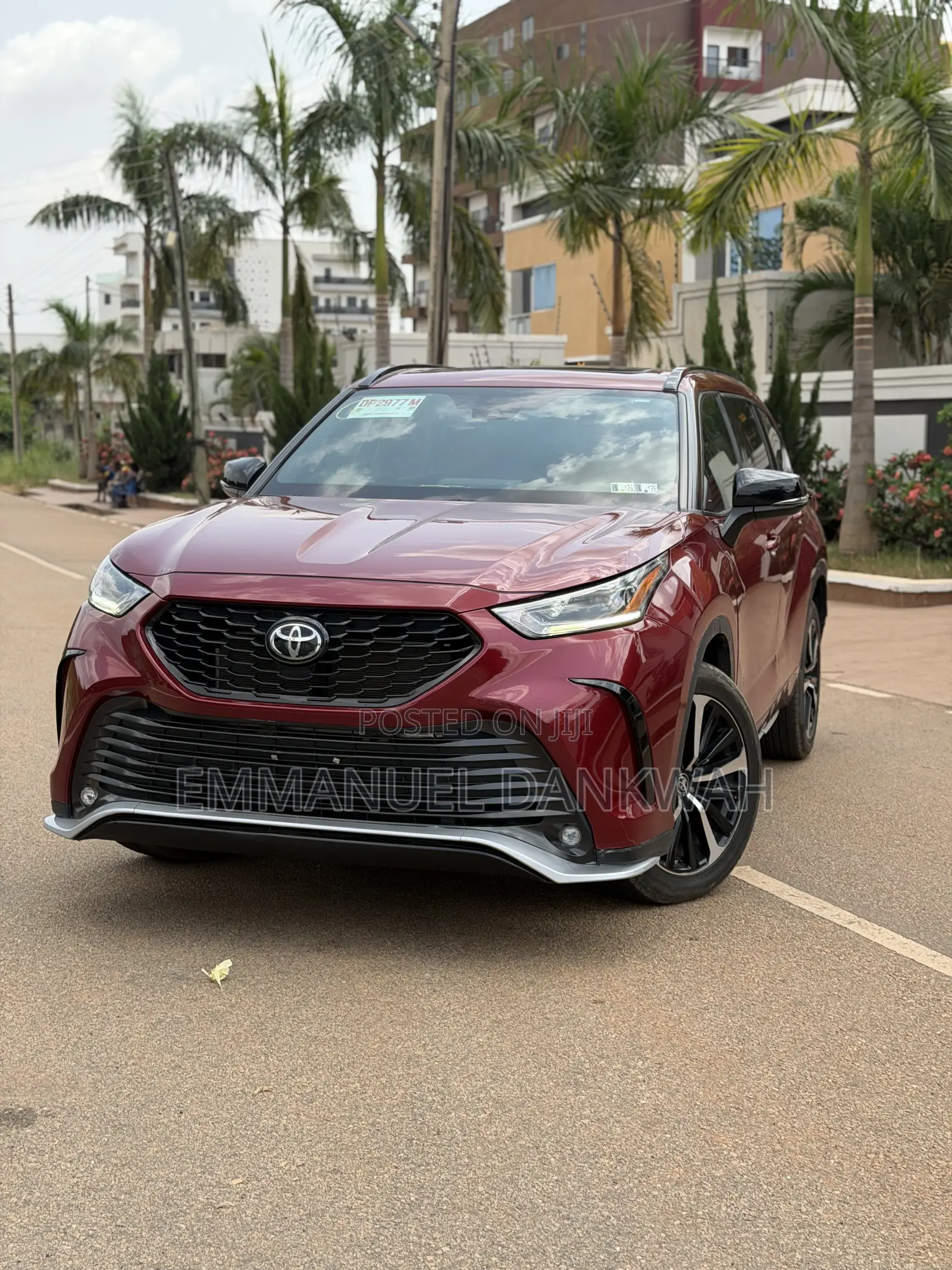 Toyota Highlander XSE 2022 Burgundy