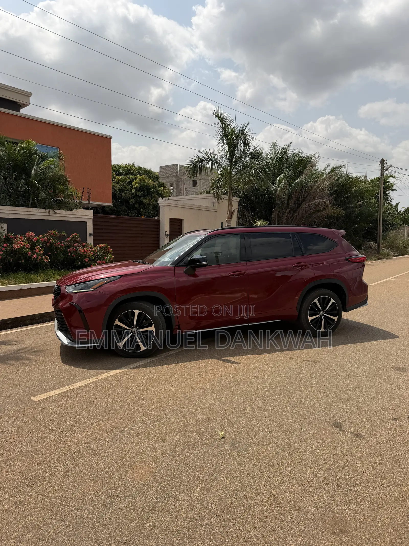 Toyota Highlander XSE 2022 Burgundy