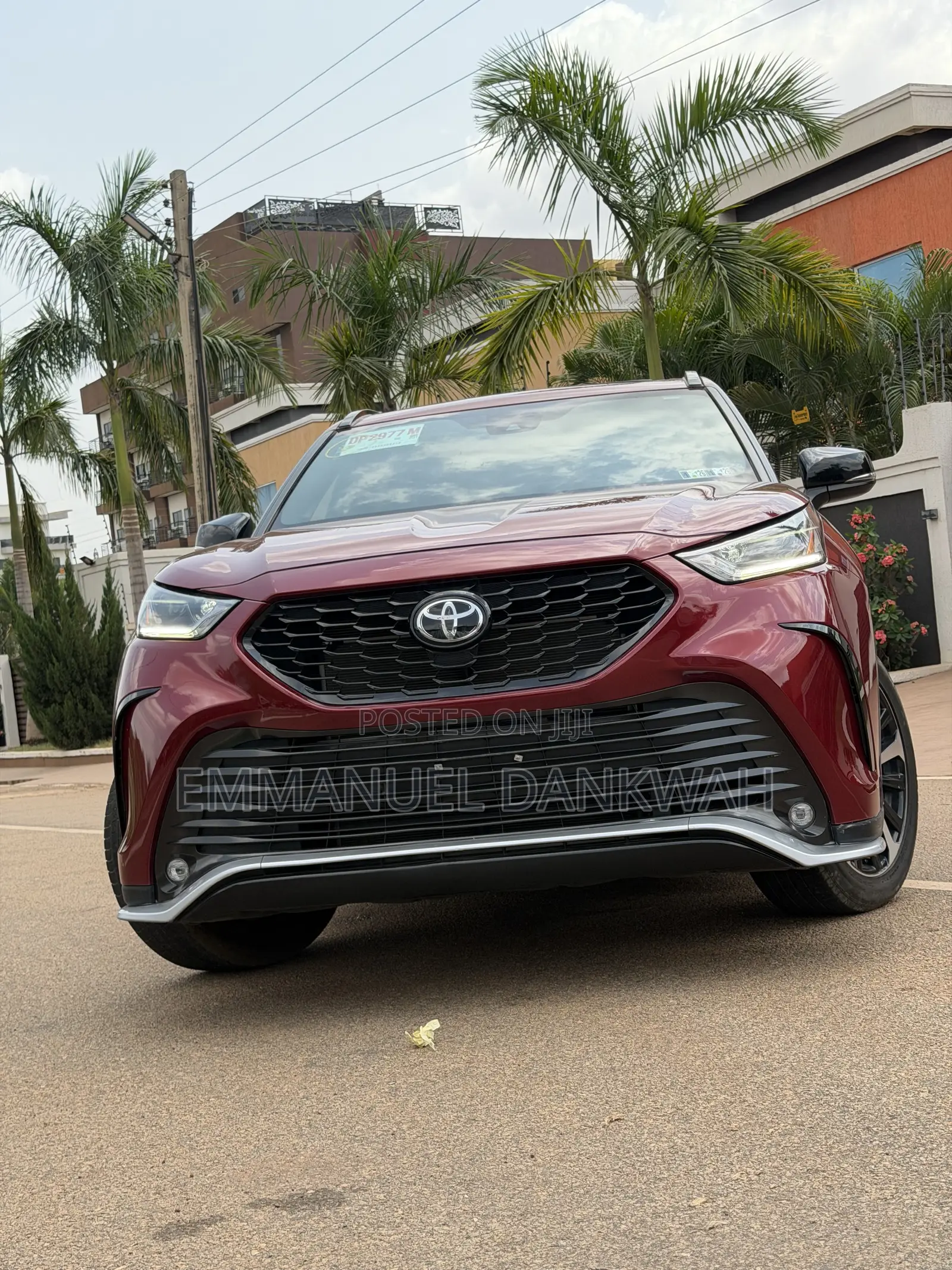 Toyota Highlander XSE 2022 Burgundy