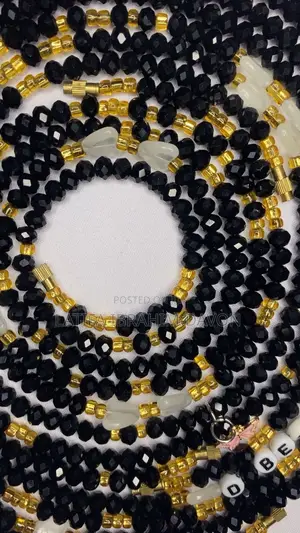 Black/ Gold- Lovely Crystal Waist Set