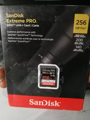 Sandisk Extreme Pro 256gb 200mbs Sd Card