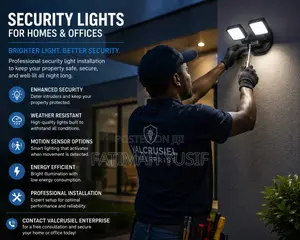 Installation of Security Lights for Homes and Offices