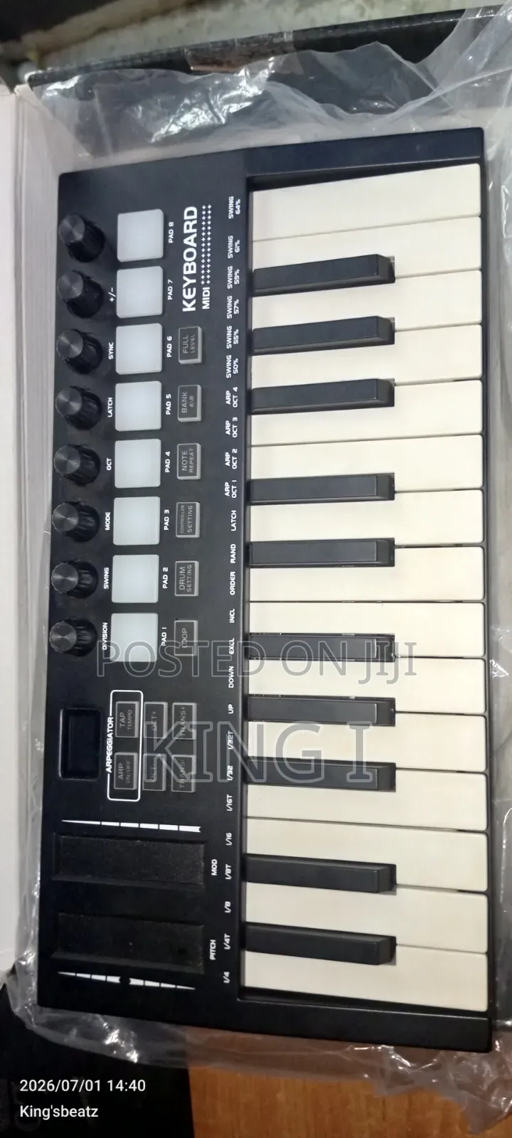 25-key Midi Keyboard