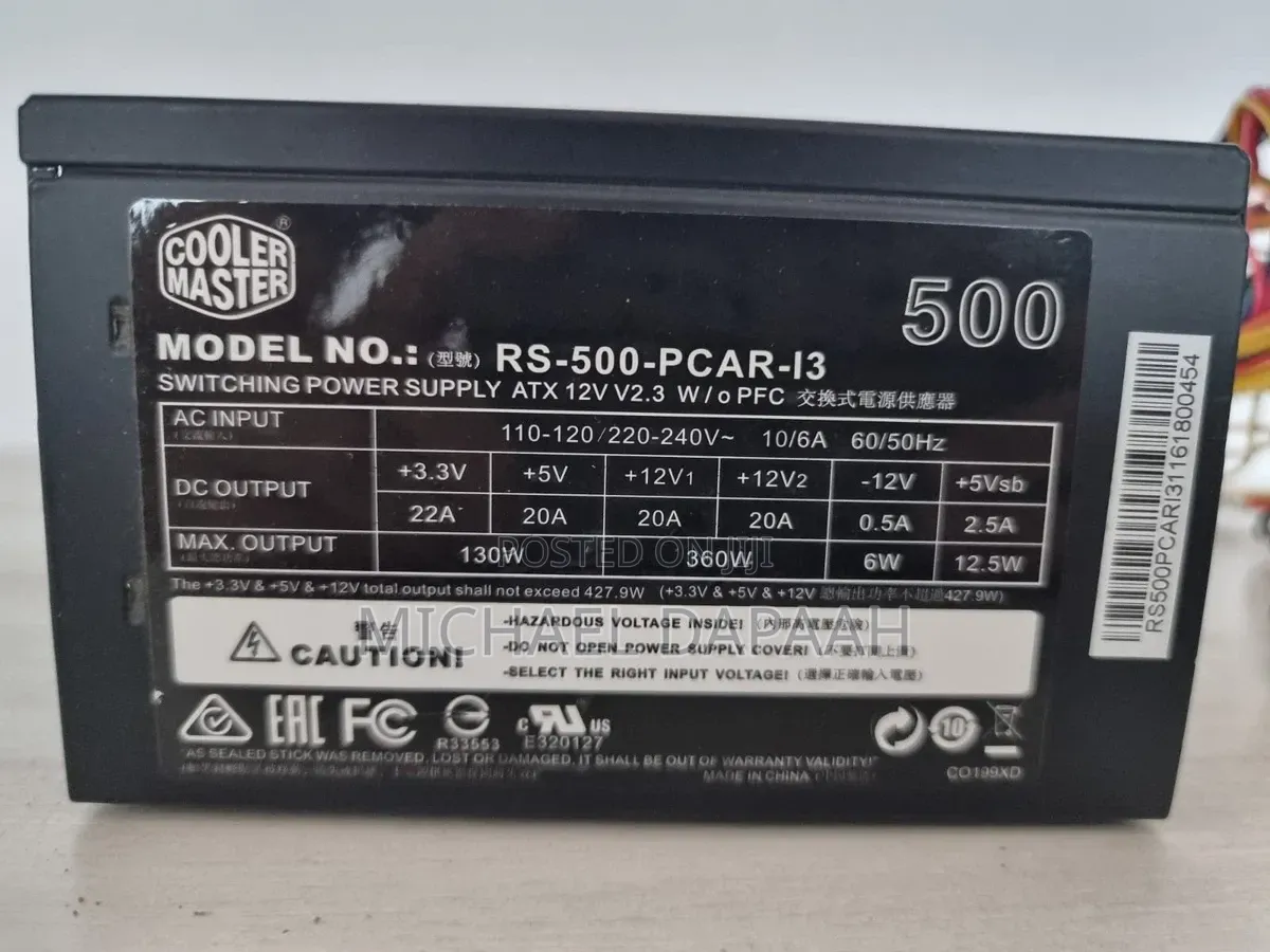 Cooler Master 500watts
