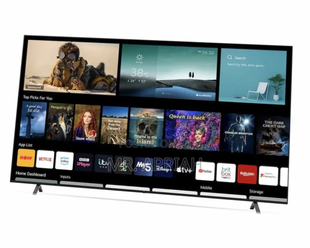 Premium Lg 82up8000 85” Uhd Smart Screen Television(Black)