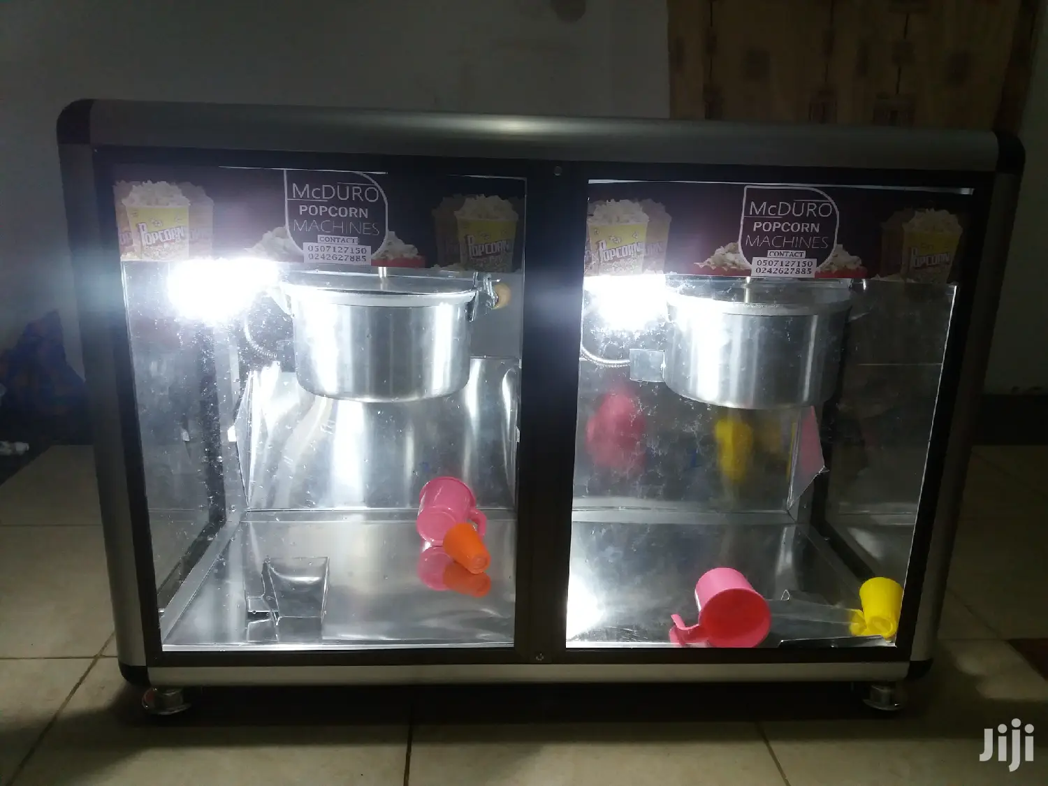 Double Gas and Electric Popcorn Machines