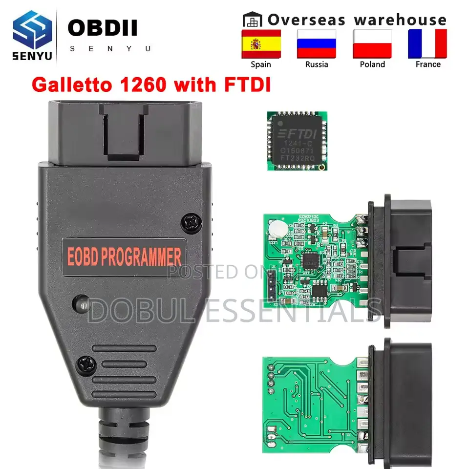 Galletto1260 Ecu Chip Tuning Ftdi Chip Eobd Obd2 Flasher Programmer