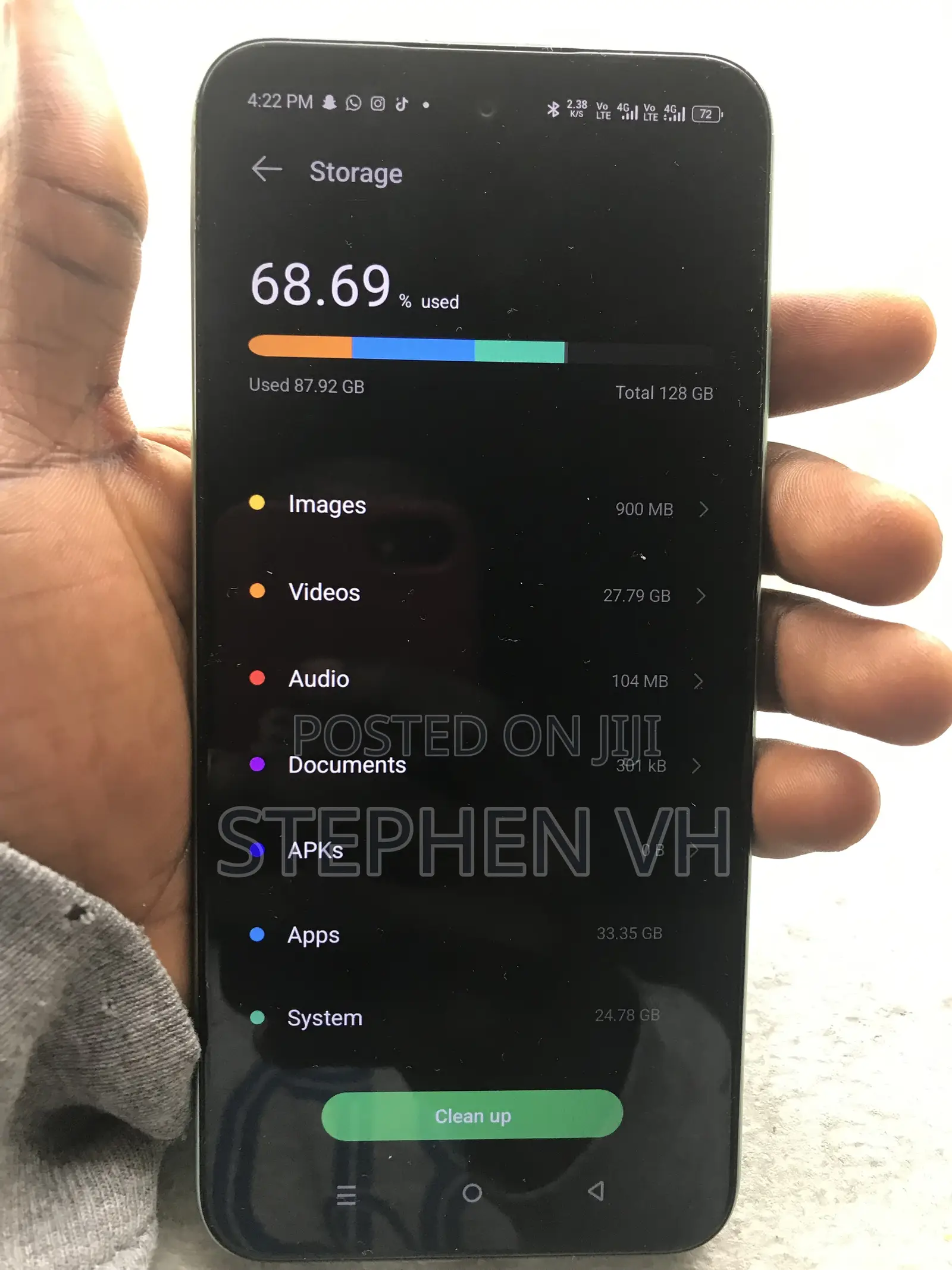 Infinix Hot 50i 128 GB Green