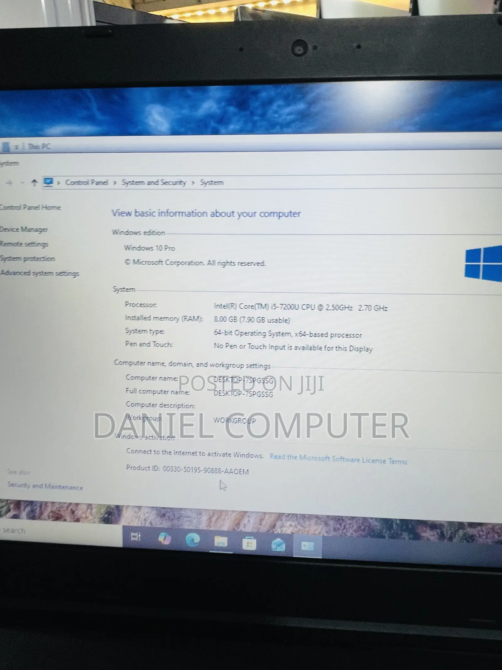 Laptop Lenovo ThinkPad L570 8GB Intel Core i5 SSD 256GB