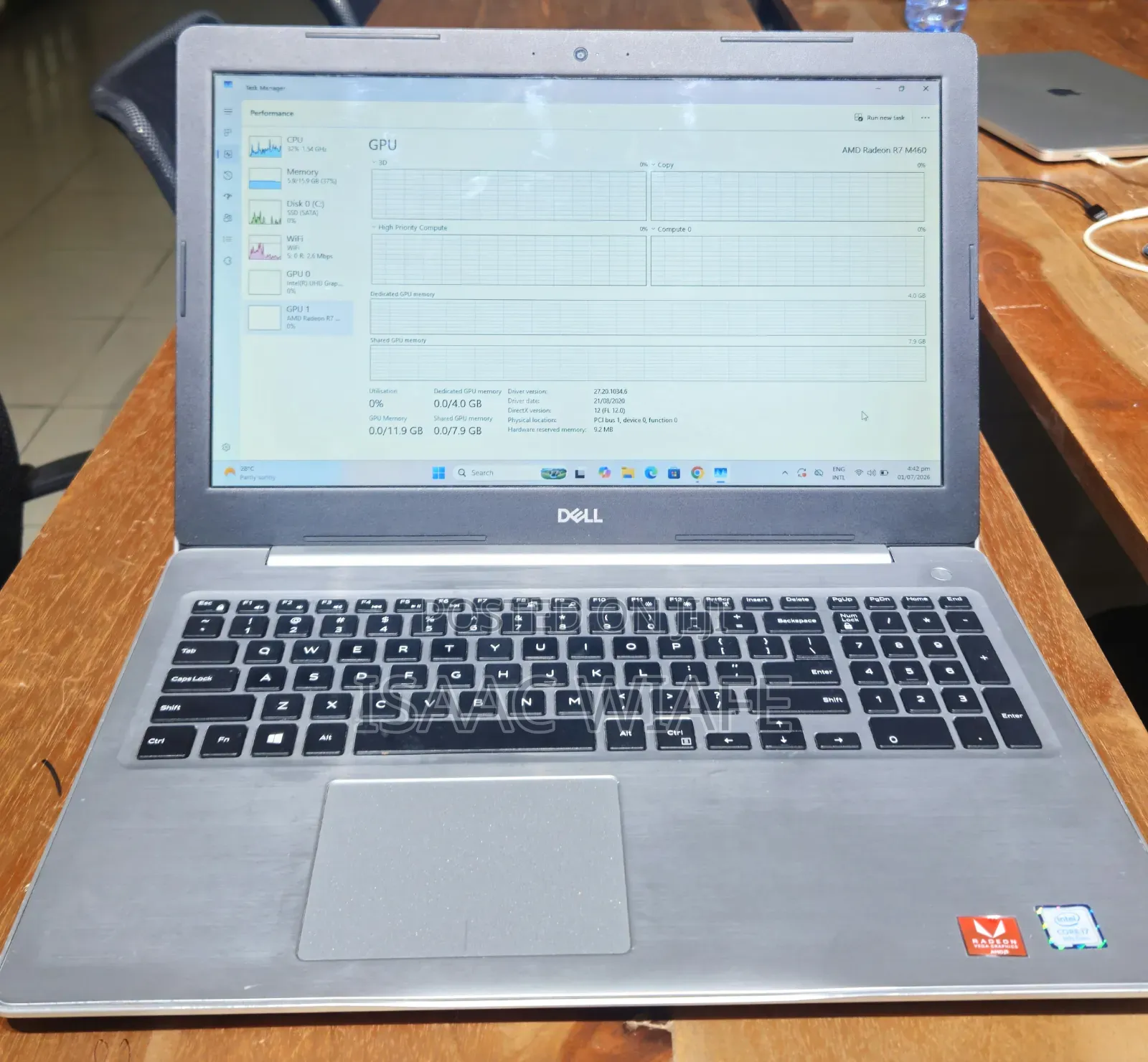 Laptop Dell Inspiron 15 5570 16GB Intel Core i7 SSD 512GB