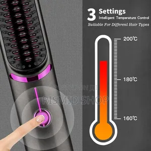 Wireless Portable Hair Straightener