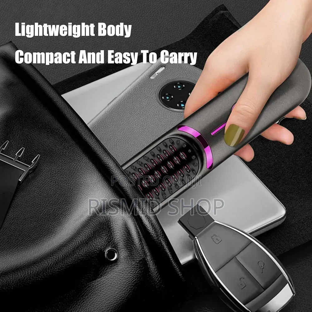 Wireless Portable Hair Straightener