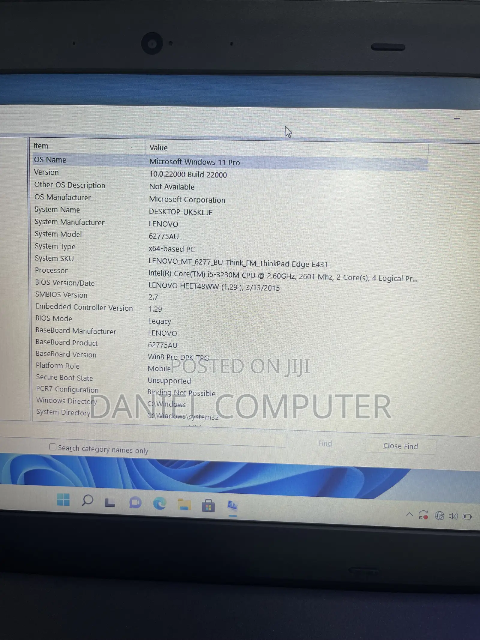 Laptop Lenovo ThinkPad E431 8GB Intel Core i5 HDD 500GB