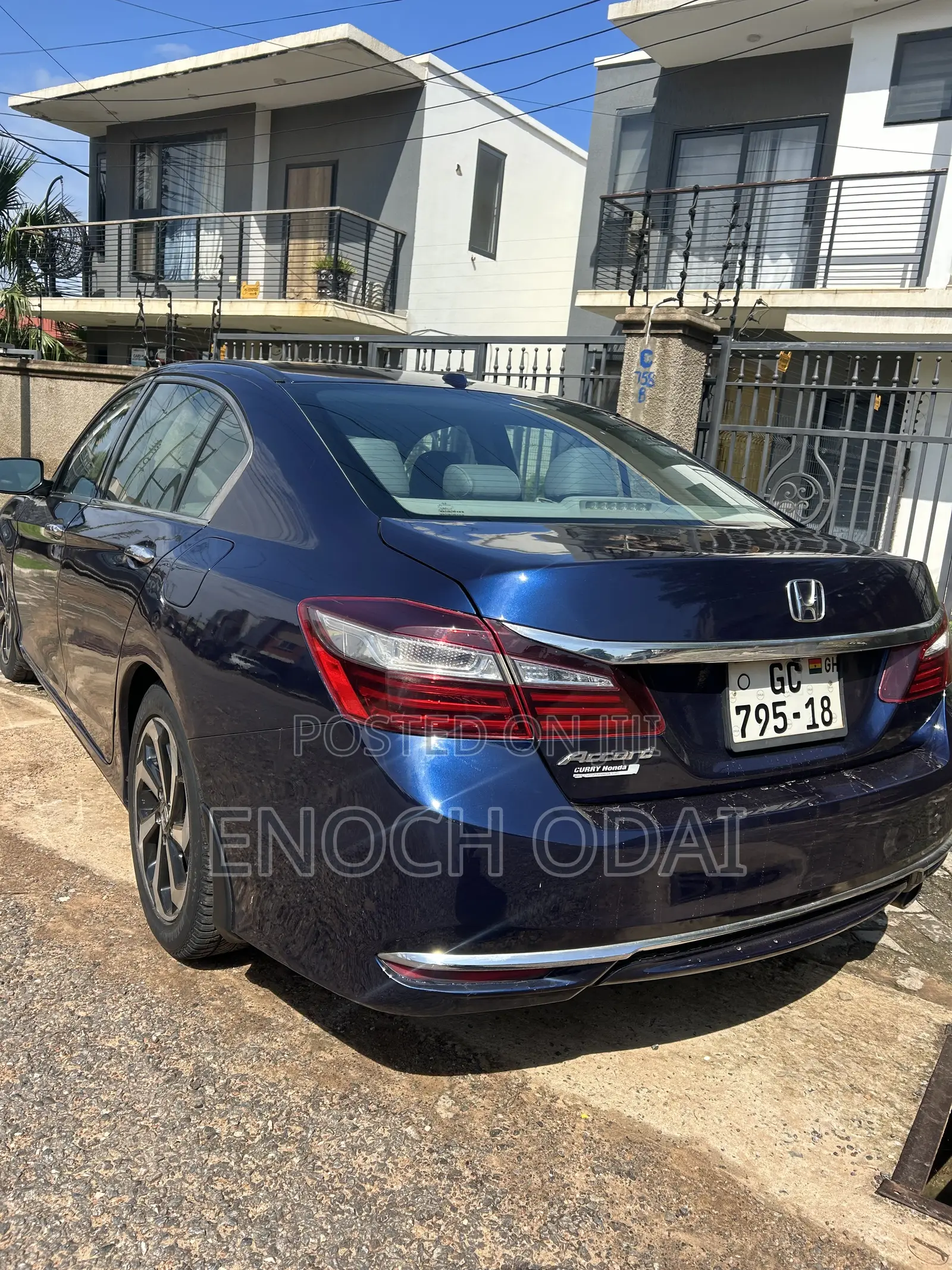 Honda Accord EX 4dr Sedan FWD (2.4L 4cyl 2A) 2017 Blue