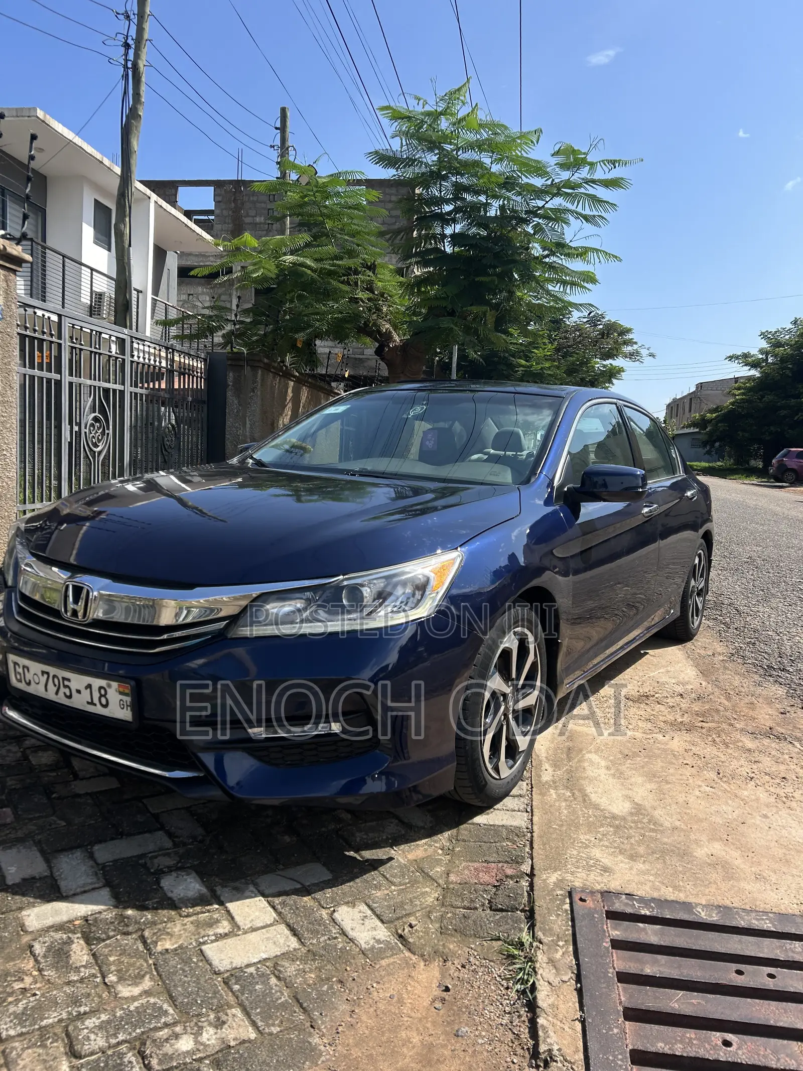 Honda Accord EX 4dr Sedan FWD (2.4L 4cyl 2A) 2017 Blue