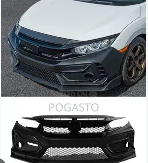 Honda Civic 2019-2021 Complete Front Bumper With Fog Light and Cover
