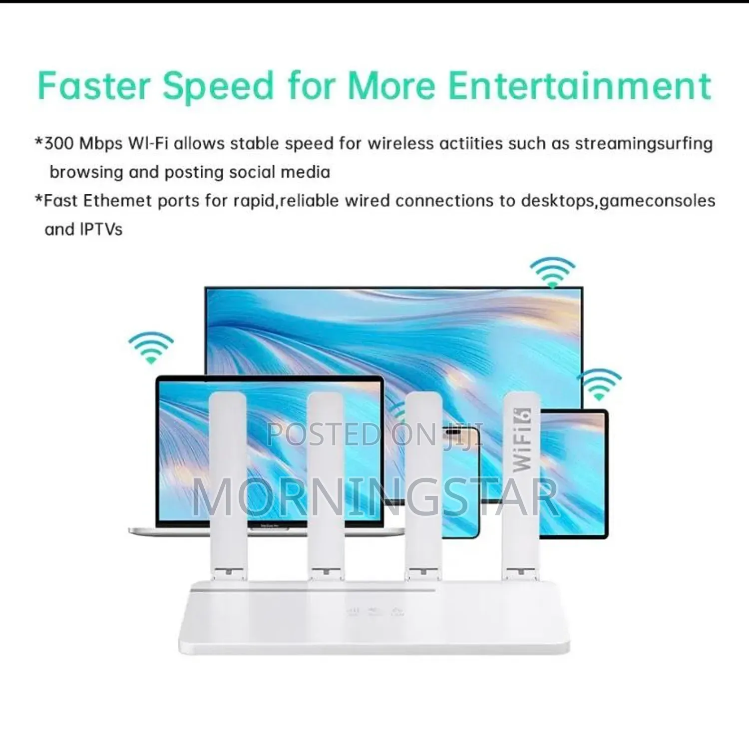 Universal 300mbps Wifi6 2.4g Sim Card Router