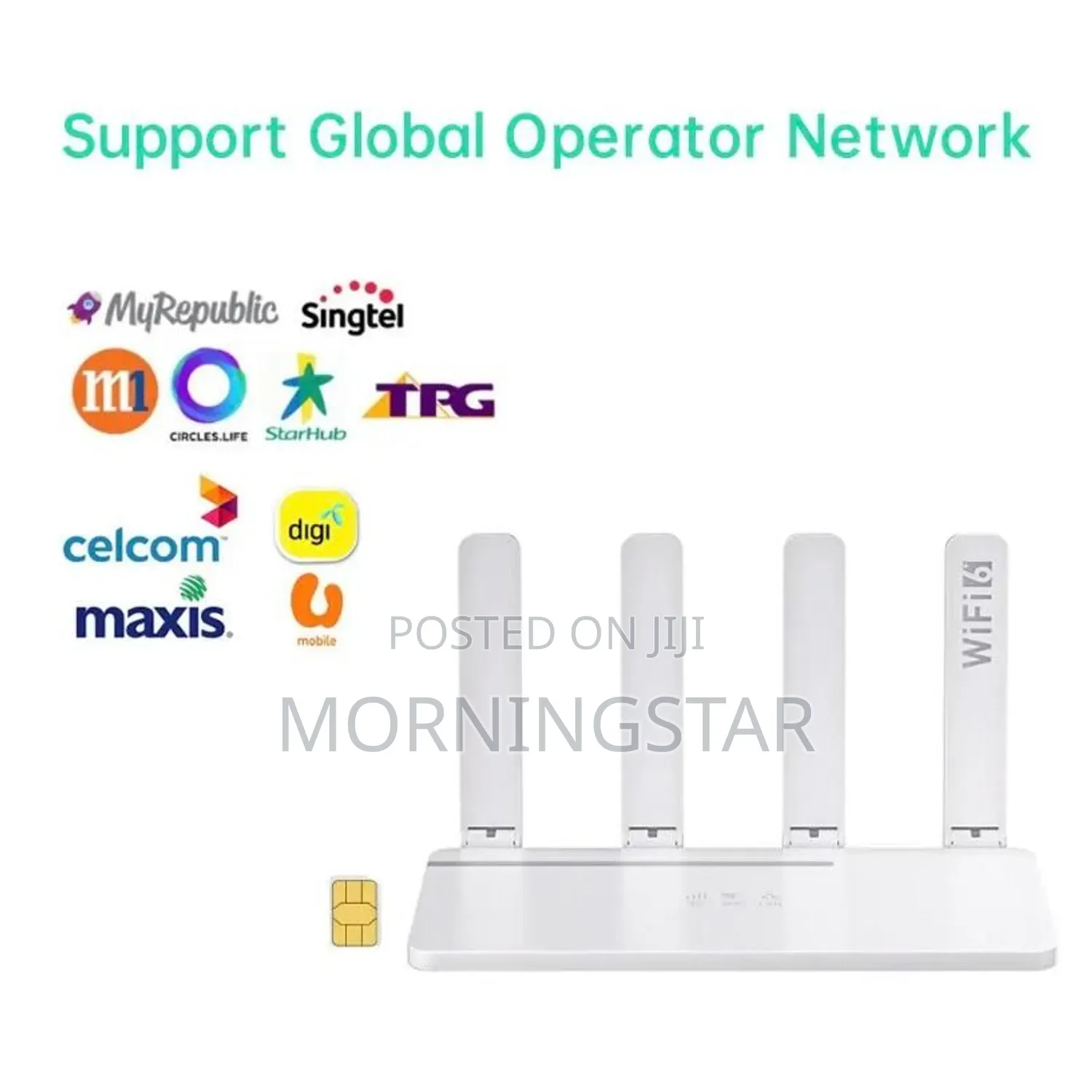 Universal 300mbps Wifi6 2.4g Sim Card Router
