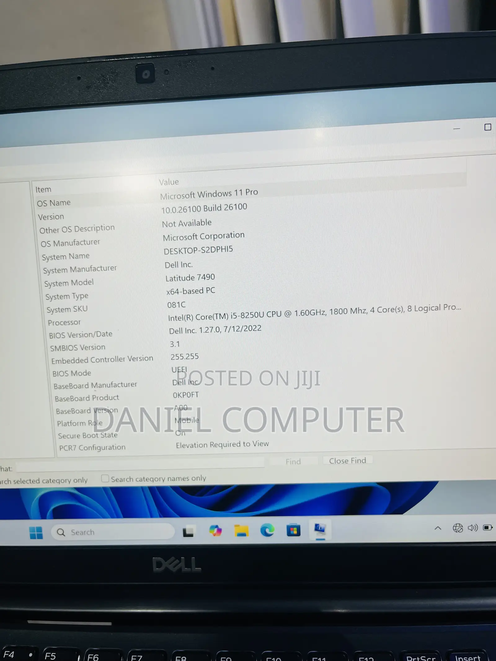 Laptop Dell Latitude 7490 8GB Intel Core i5 SSD 256GB