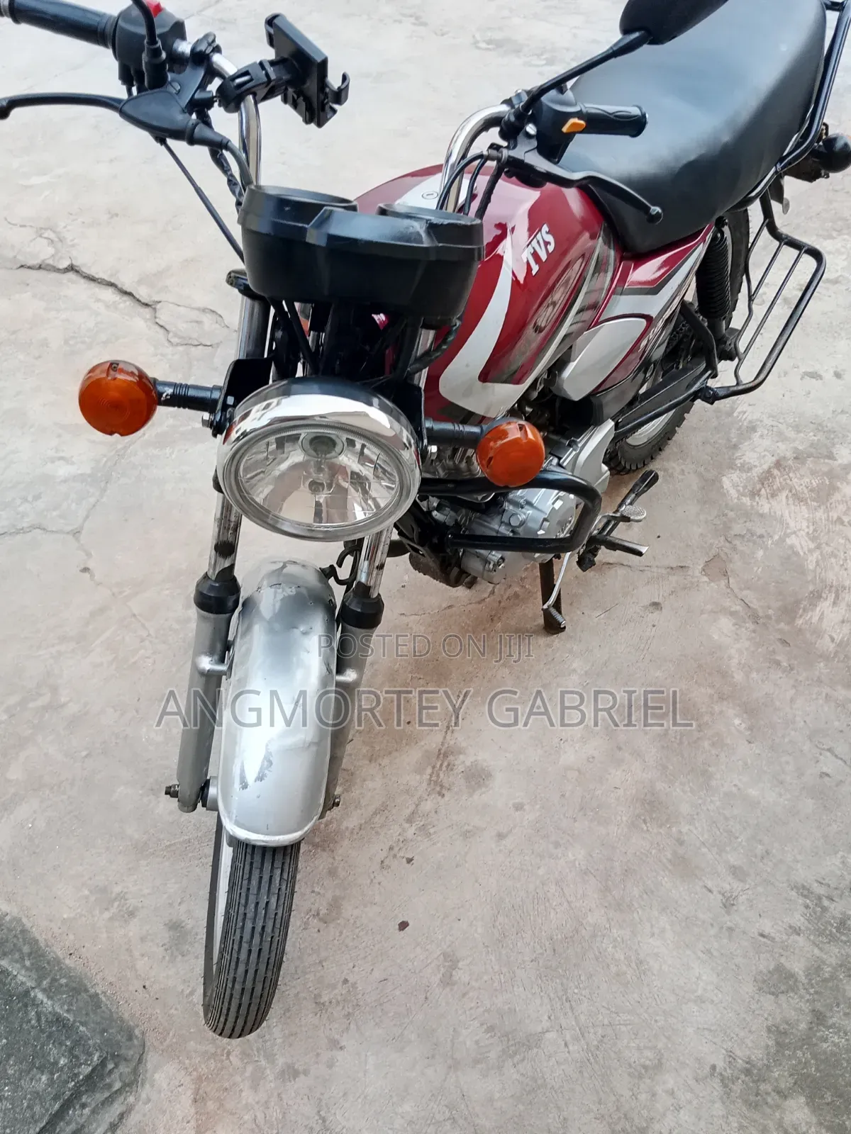 TVS HLX 125 2018 Red