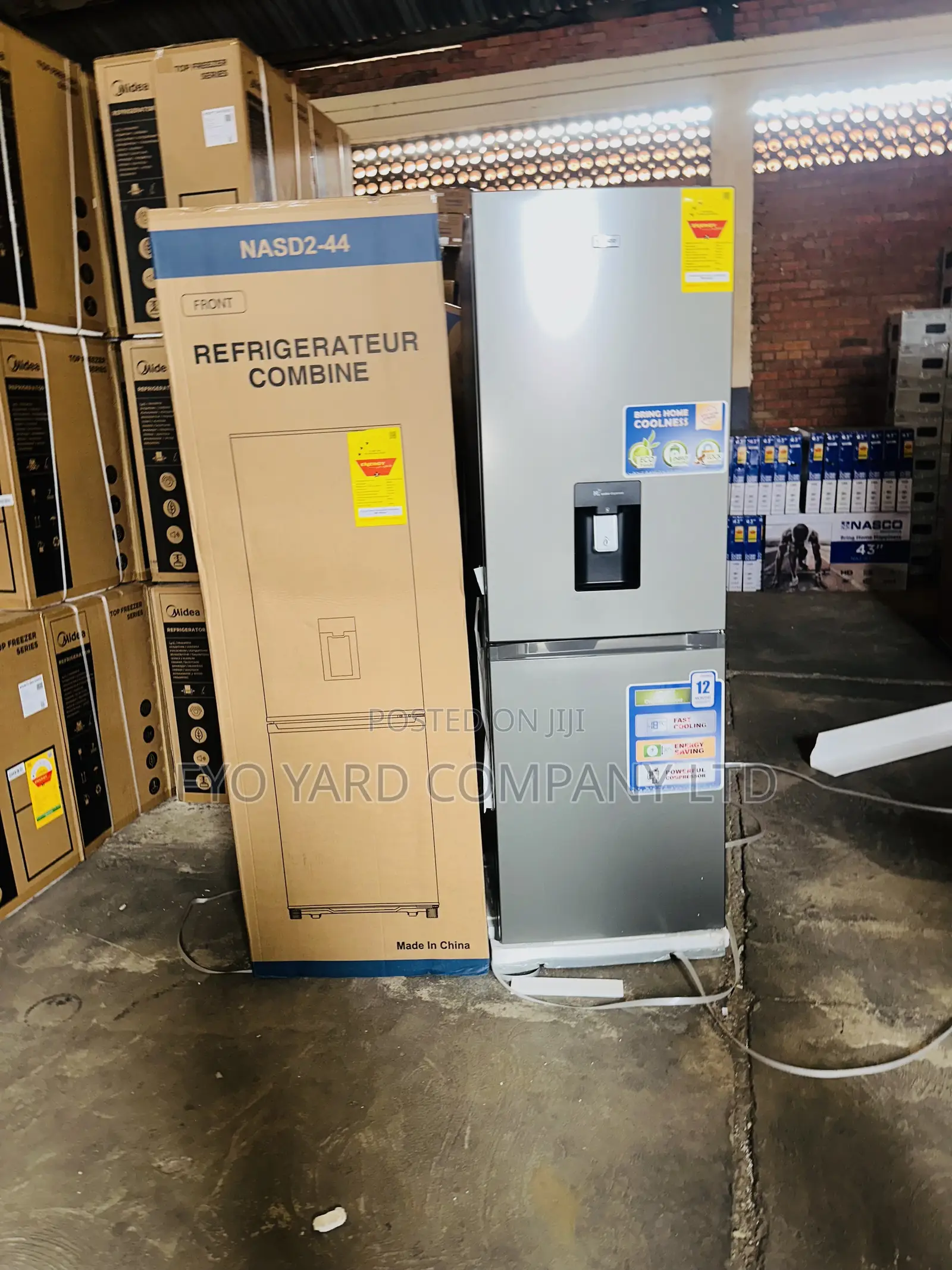 Best Performing Nasco 287ltrs Double Door Refrigerator With Dispenser