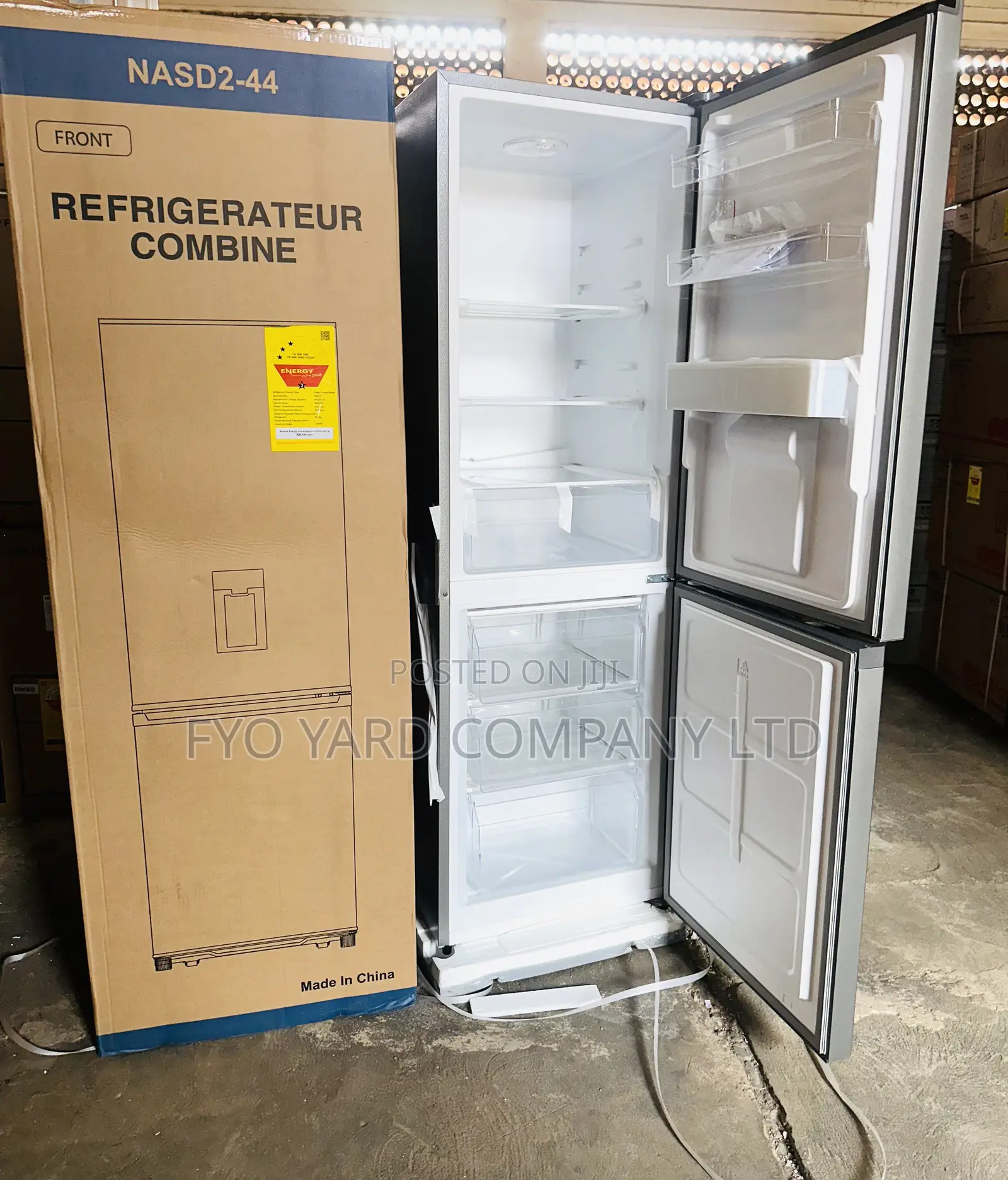 Best Performing Nasco 287ltrs Double Door Refrigerator With Dispenser