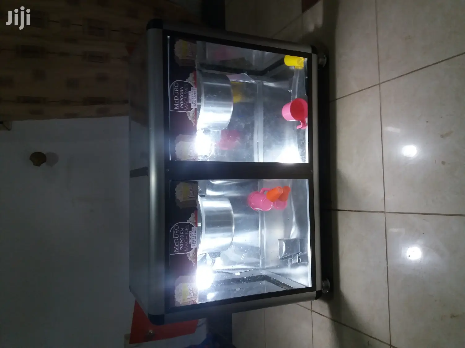 Double Gas and Electric Popcorn Machines