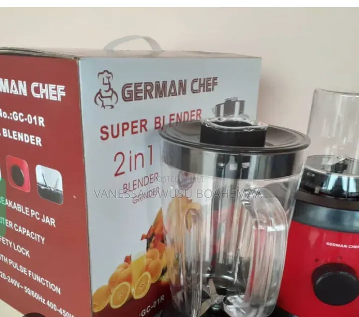 German Chef Unbreakable Blender 2in1