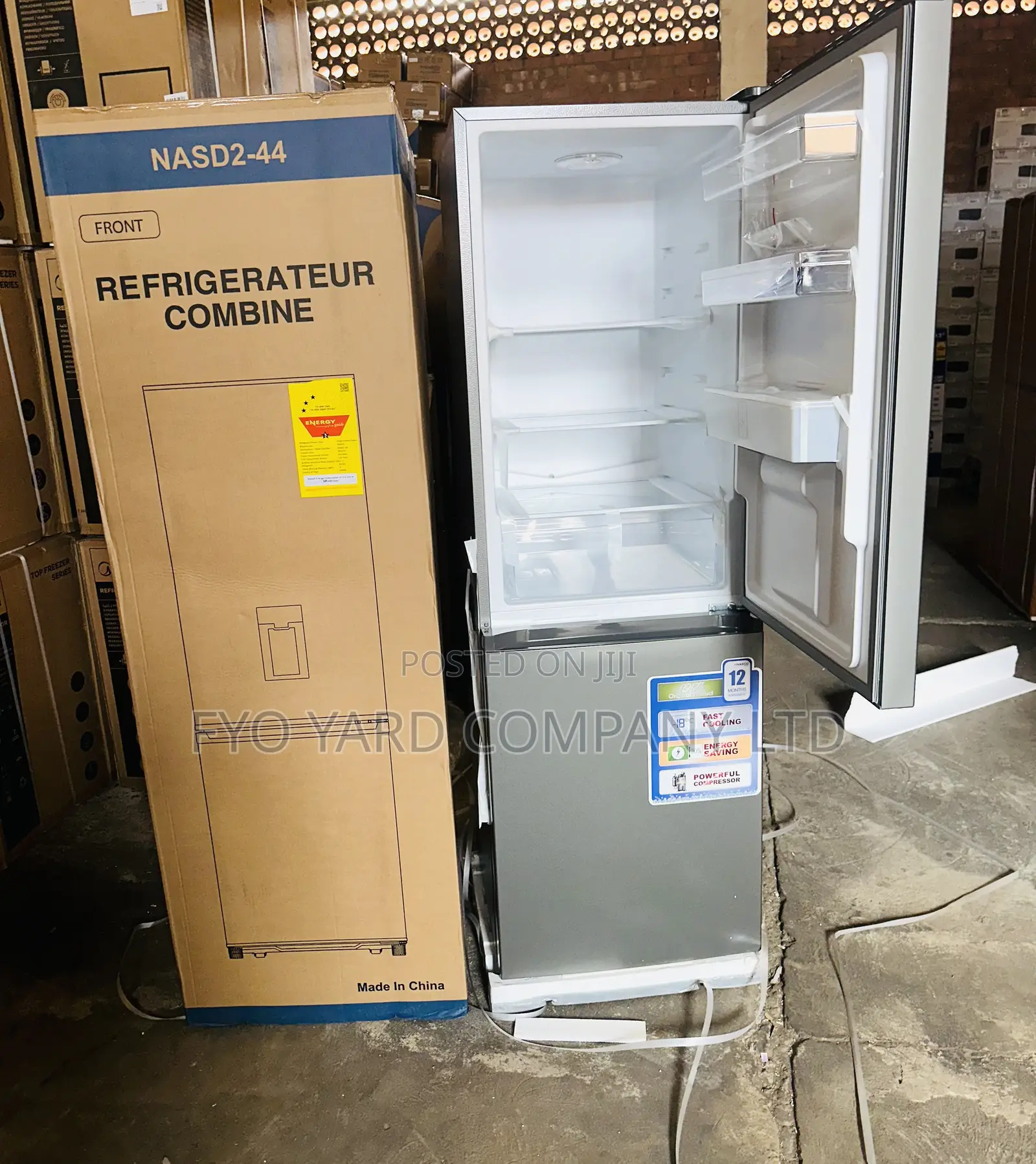Nasco Nasd2-44 287litre Bottom Freezer Refrigerator With Dispenser