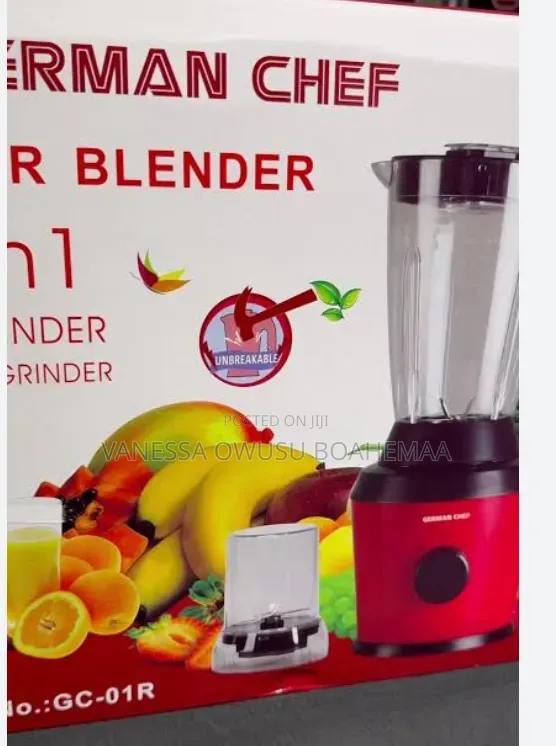 German Chef Unbreakable Blender 2in1