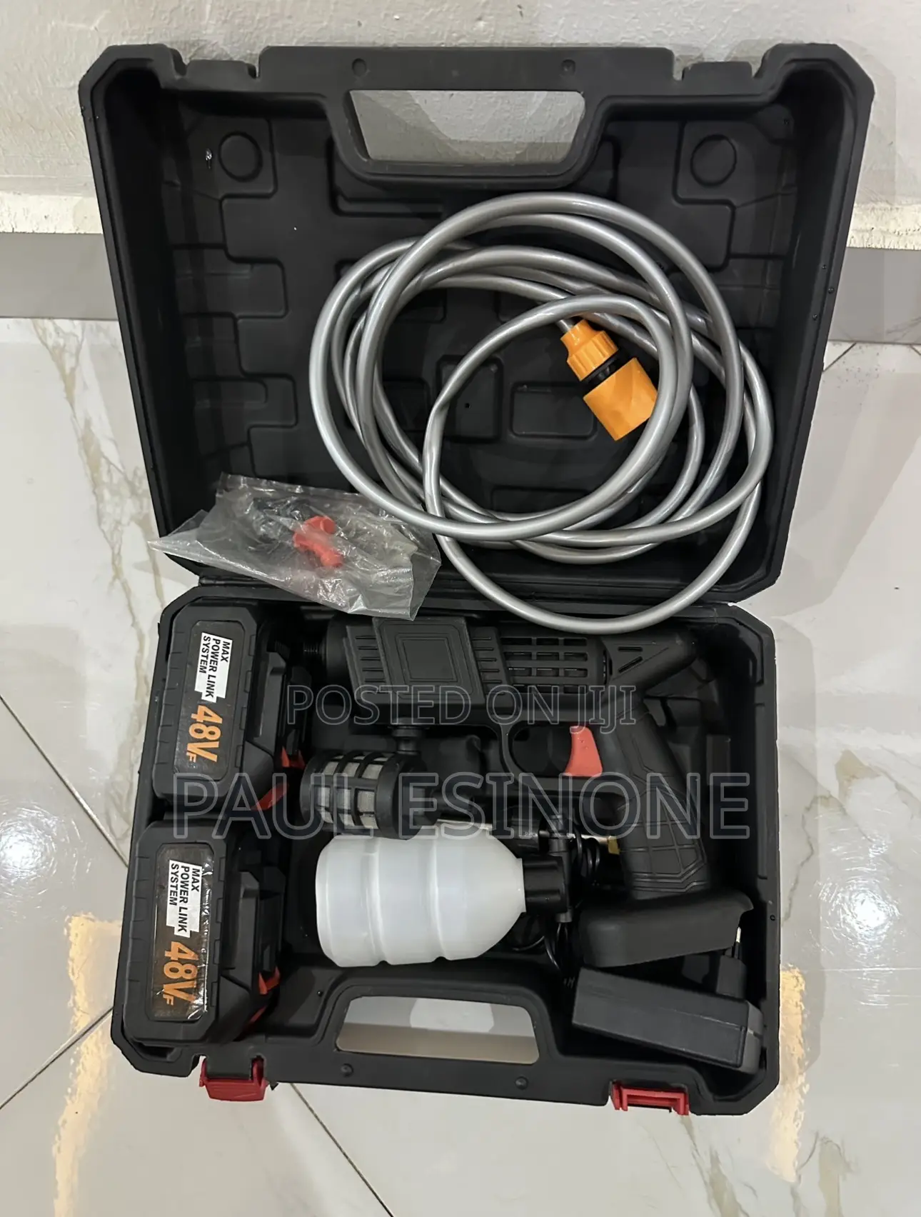 2 Lithium Batteries High Pressure Washer