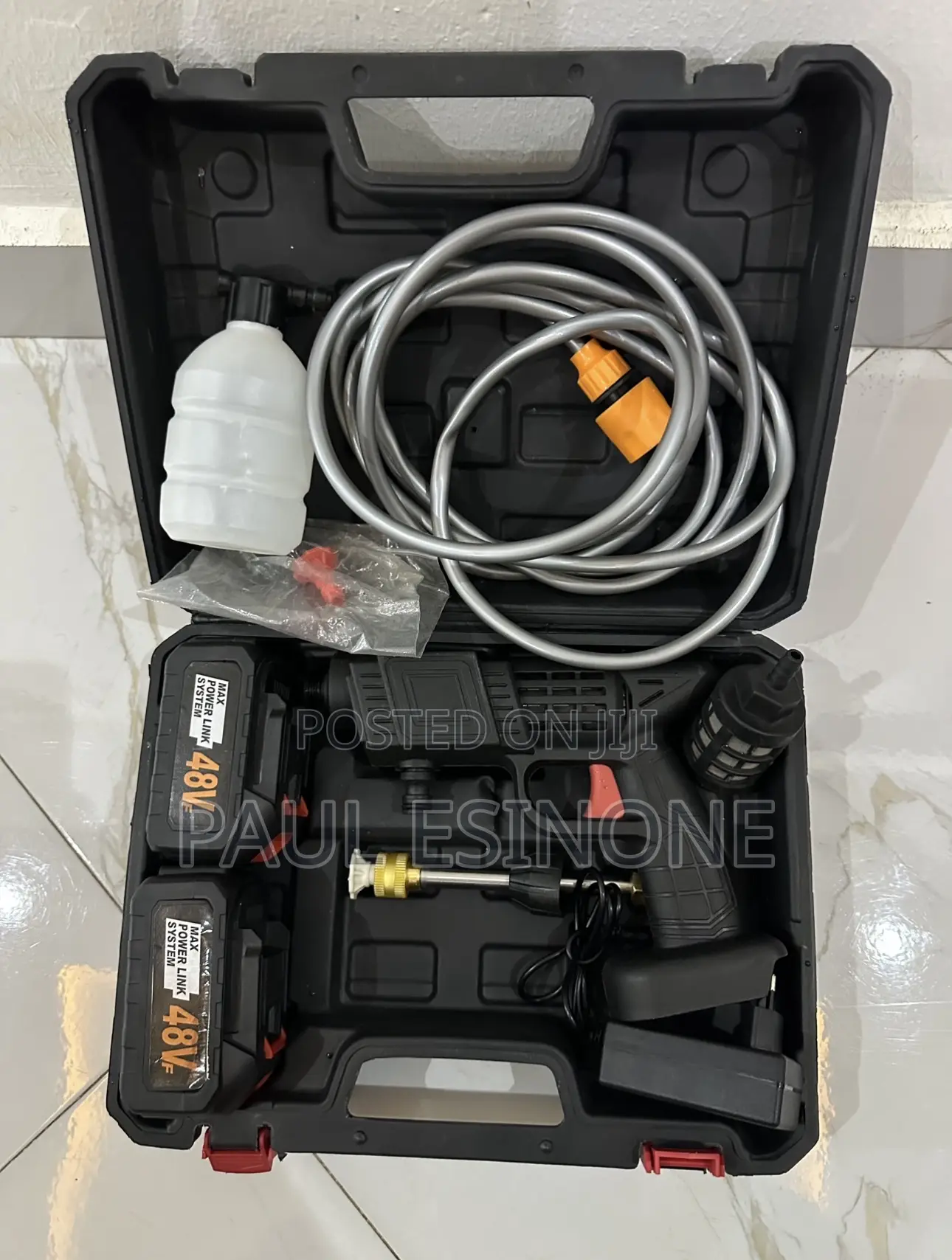 2 Lithium Batteries High Pressure Washer