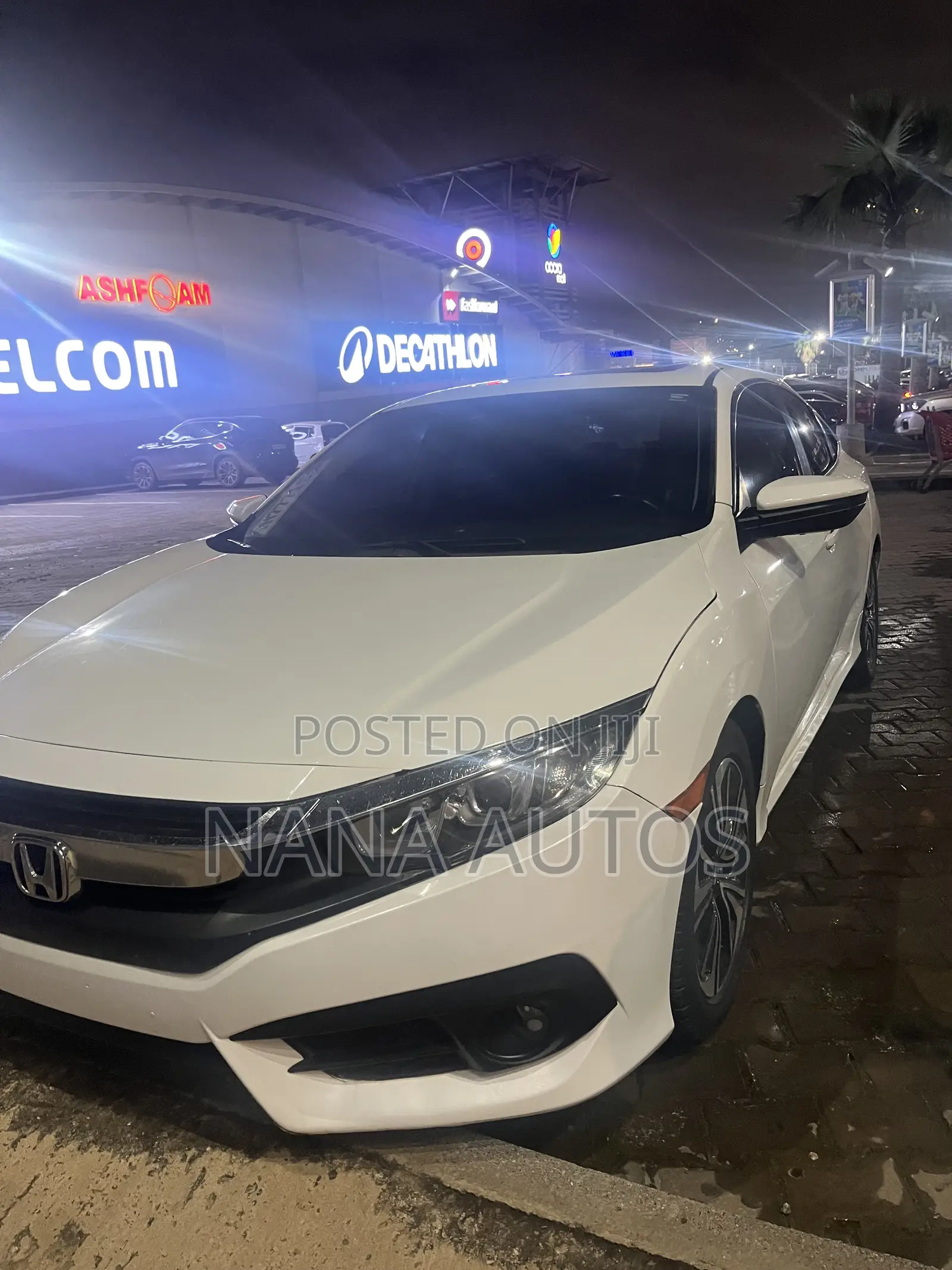 Honda Civic EX 4dr Sedan (1.5L 4cyl) 2016 White