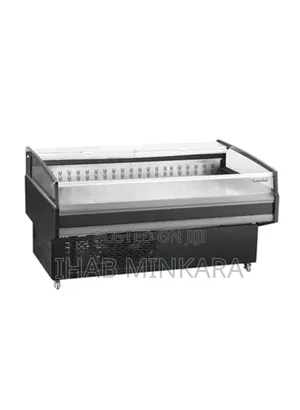 Commercial Low-Profile Serve-Over Display Freezer With Sliding Lids