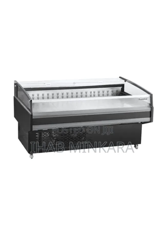 Commercial Low-Profile Serve-Over Display Freezer With Sliding Lids