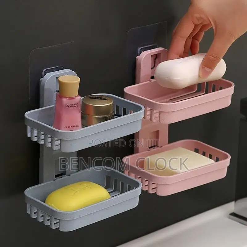 Double Layer Bathroom Soap Storage