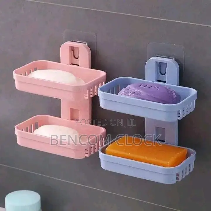 Double Layer Bathroom Soap Storage