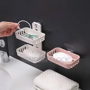 Double Layer Bathroom Soap Storage