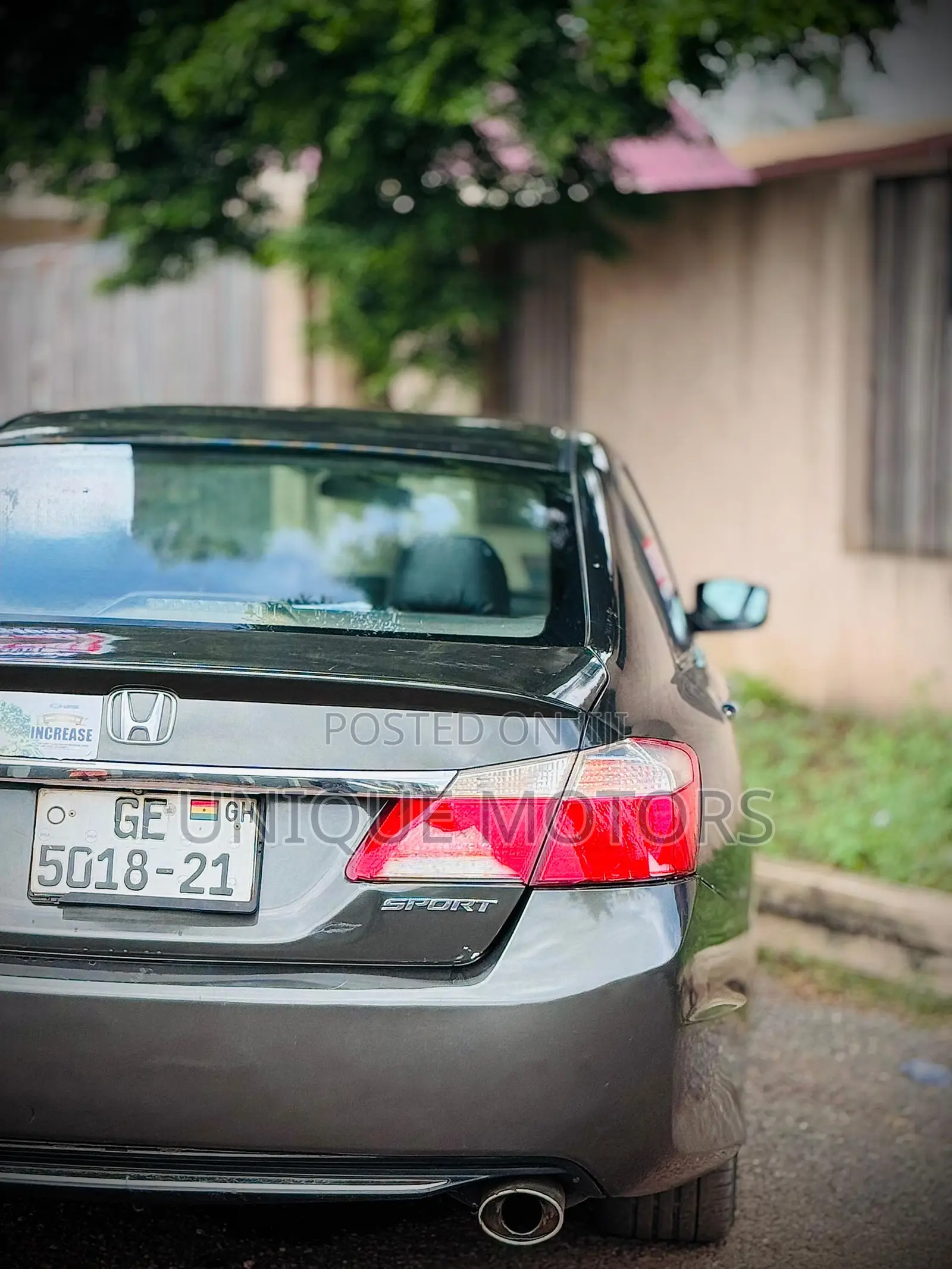 Honda Accord Sport 4dr Sedan FWD (2.4L 4cyl 2A) 2013 Gray