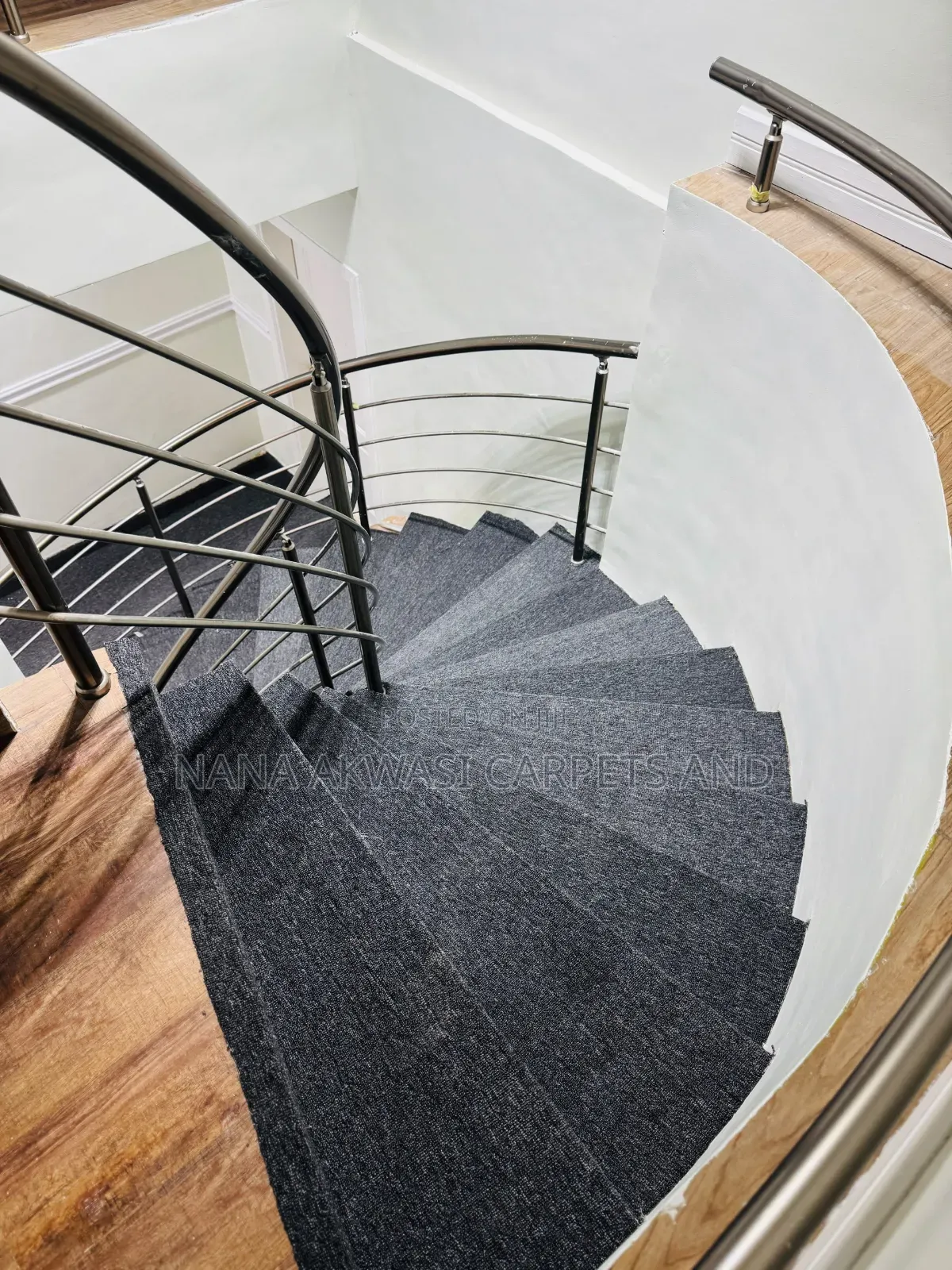 Black Ash Industrial Carpet for Conference Rooms Pulpit Etc
