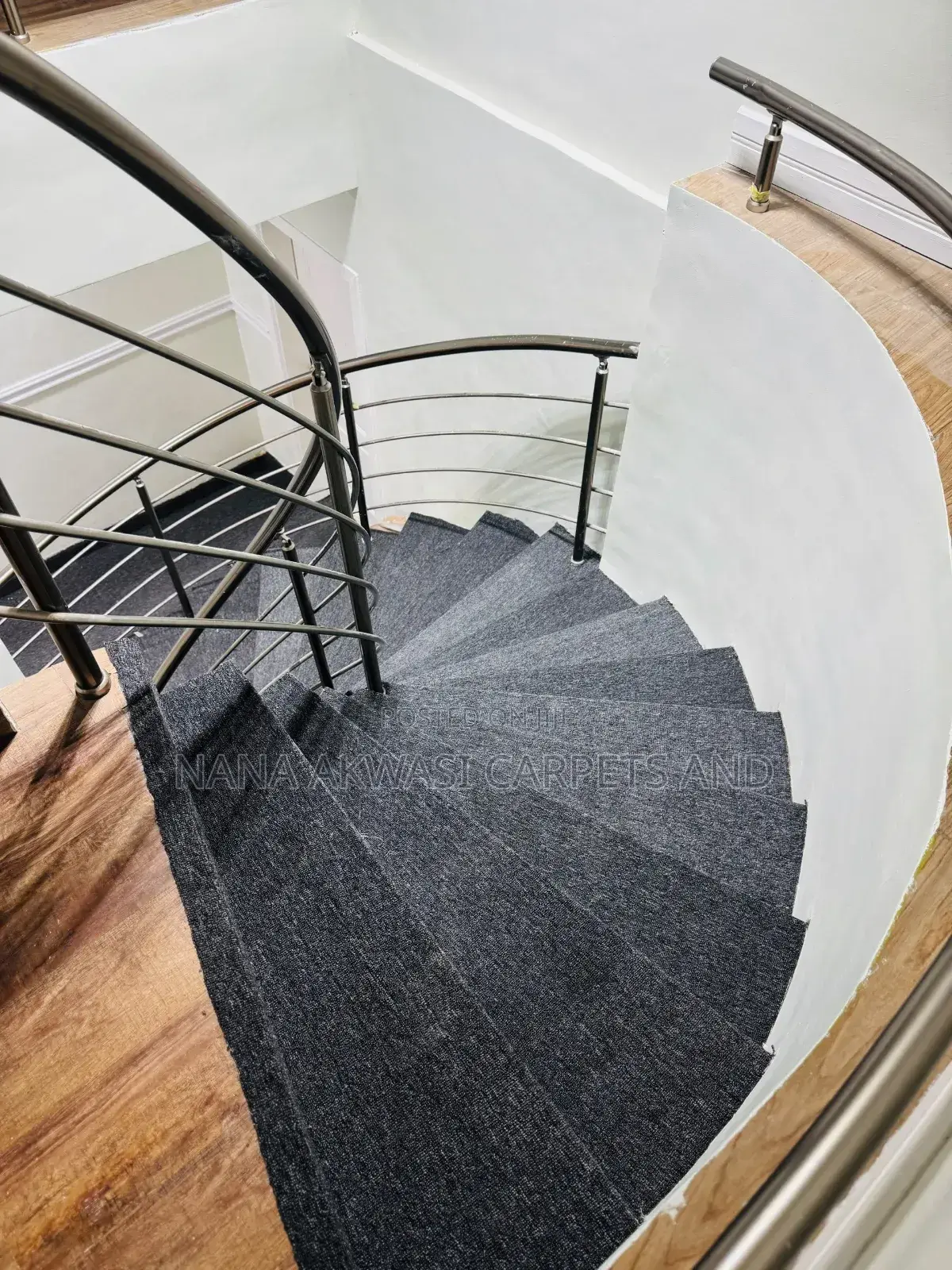 Black Ash Industrial Carpet for Conference Rooms Pulpit Etc