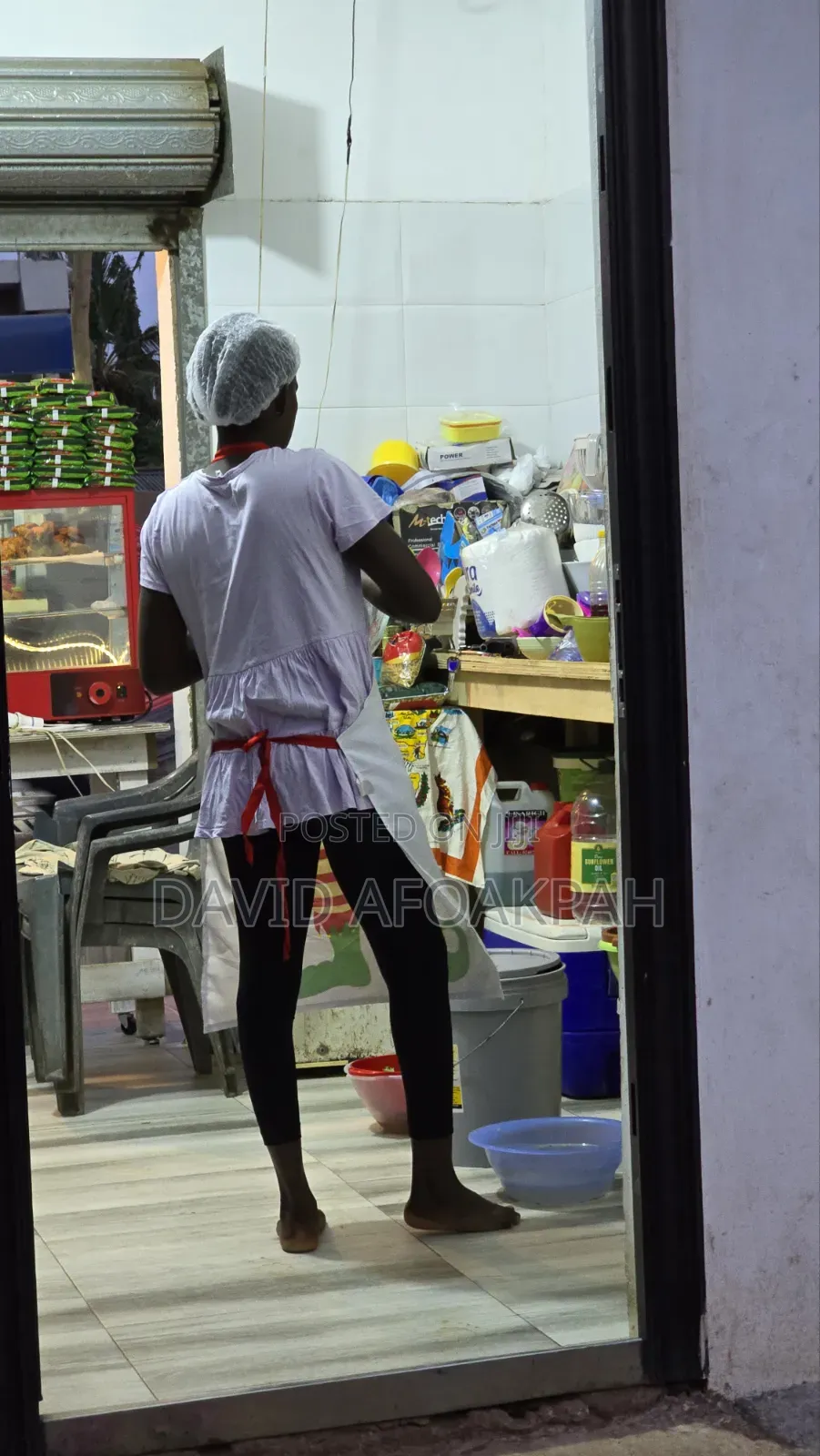 Female Kitchen Assistant With Accommodation