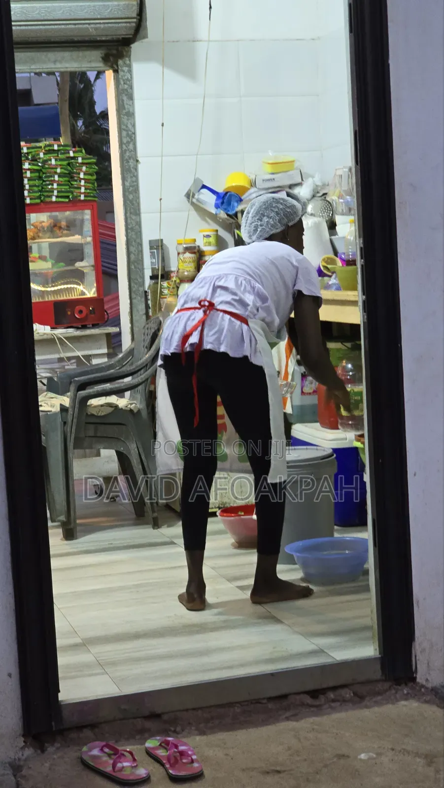 Female Kitchen Assistant With Accommodation
