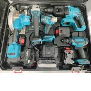 Cordless Combo Kit Multiple 21v Brushless Power Tools,