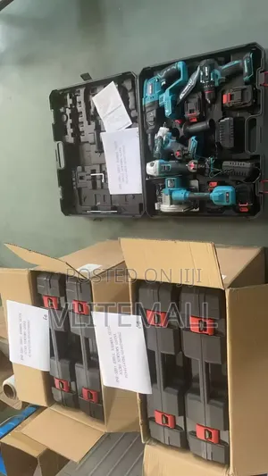 Cordless Combo Kit Multiple 21v Brushless Power Tools,
