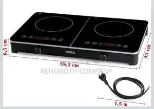 Primo Pr303ikp Freestanding - Electric Hob 2 Burners - 3500w - Black