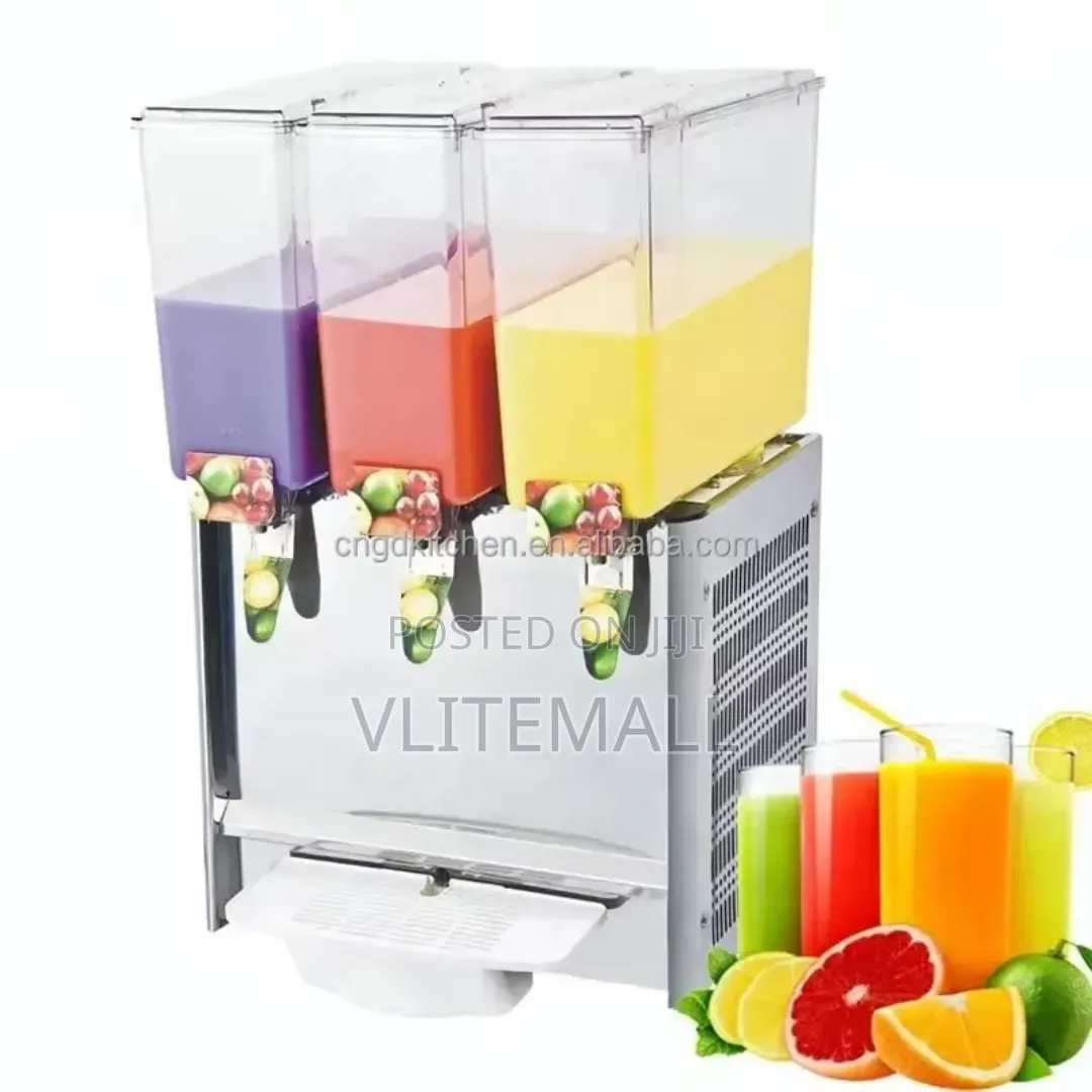 Commercial Triple Drink Juice Dispenser 9l*3 Tier
