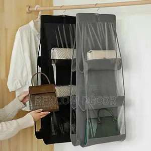 Home Double-Sided Six-Layer Perspective Bag Hanging