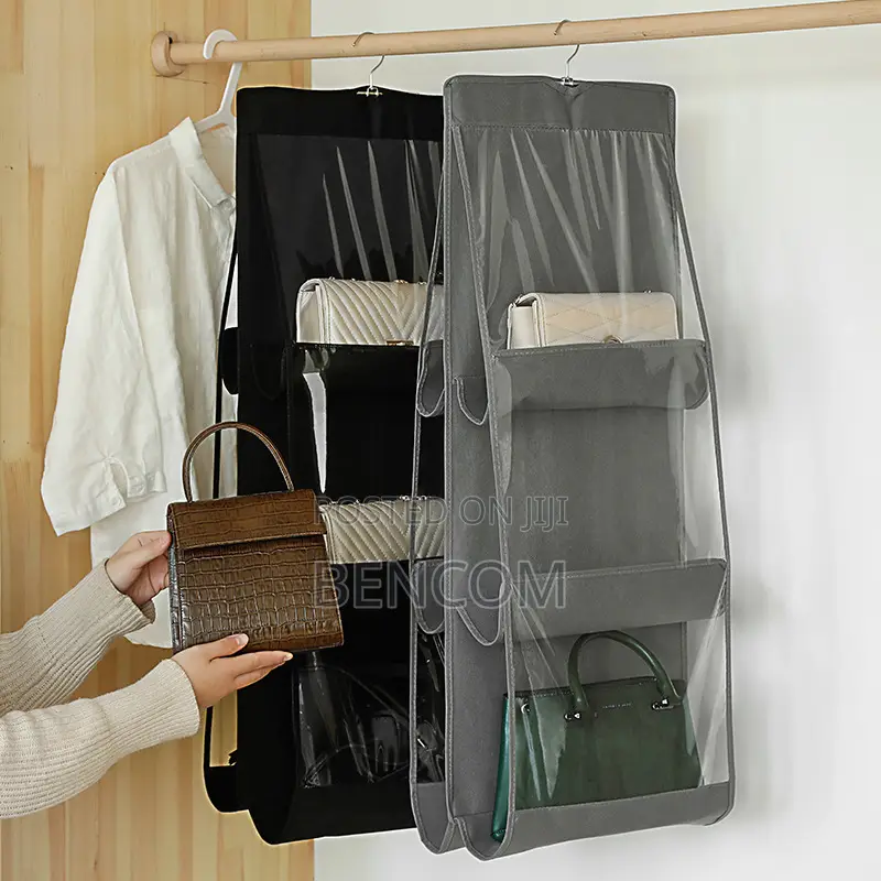 Home Double-Sided Six-Layer Perspective Bag Hanging