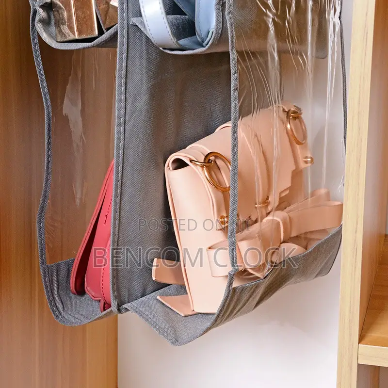 Home Double-Sided Six-Layer Perspective Bag Hanging